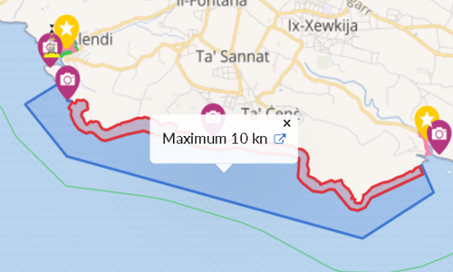 Interactive Map - speed restrictions