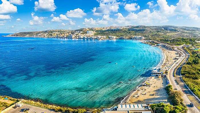 Mellieha Bay in Malta