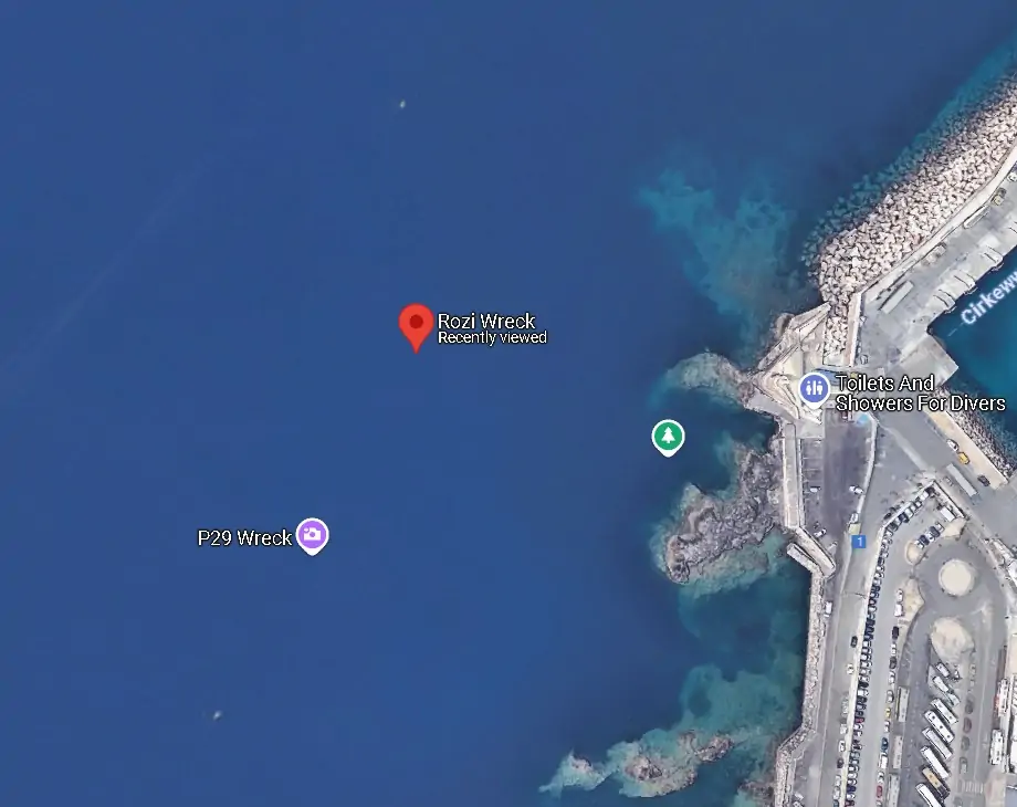 MV Rozi Wreck in Cirkewwa