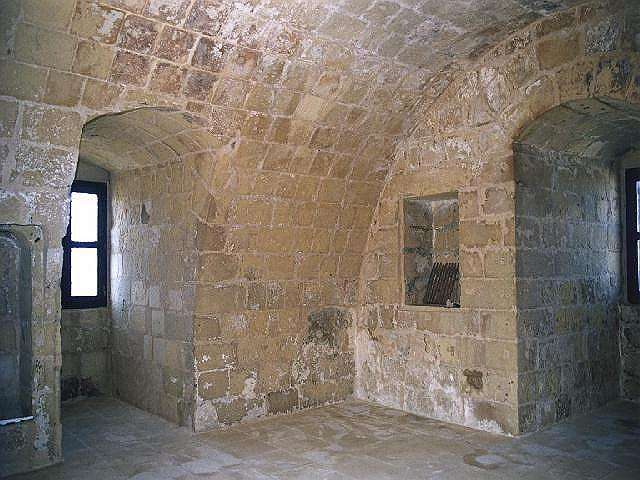 Dwejra Tower in Gozo inside