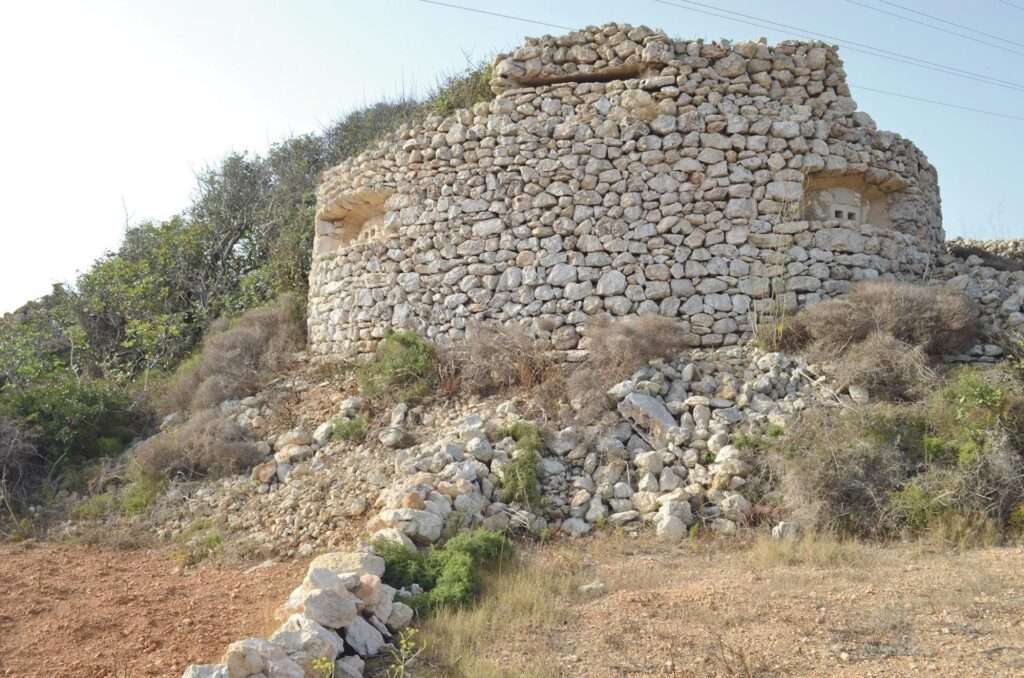Old World War II Pillboxes in Malta