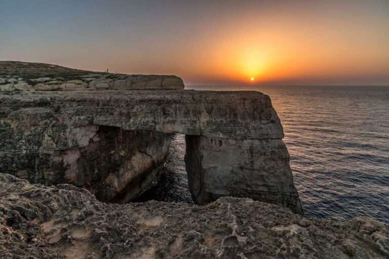 Wied il mielah window sunset