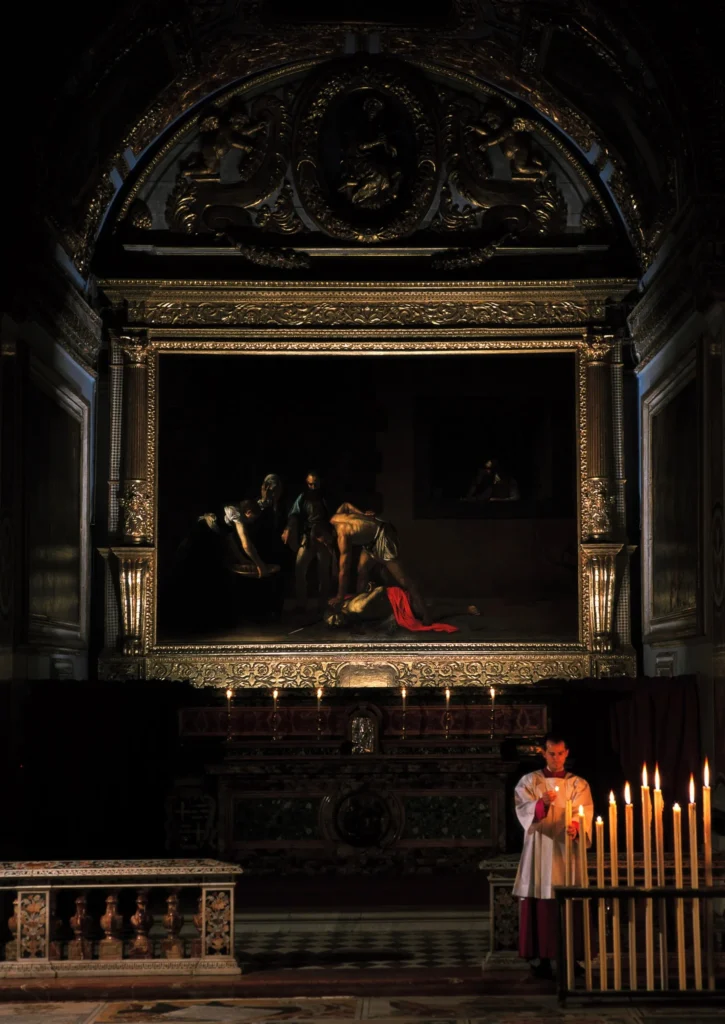 Caravaggio in Malta in St. John co-cathedral