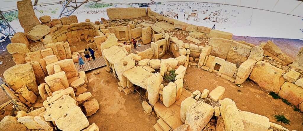 Hagar Qim Temples indoor