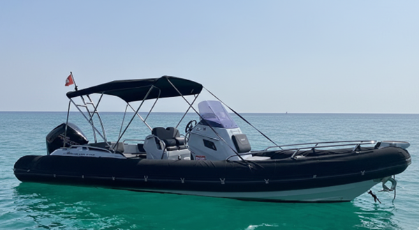 Private boat ride dinghy rib 750