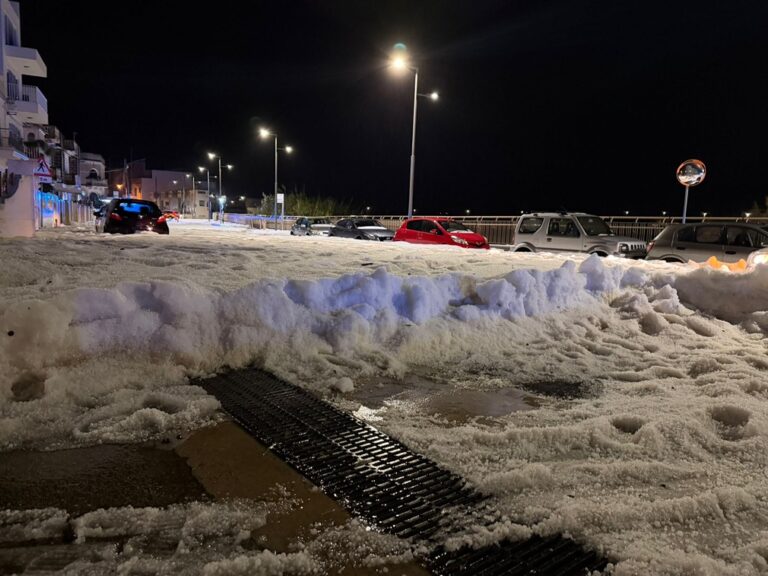 Snow in Malta