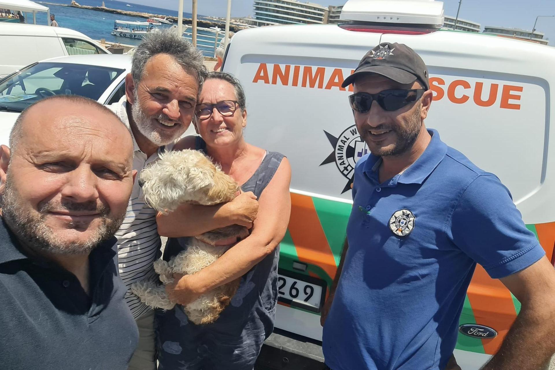 Bluewaves Watersports Rescues Dog in Distress at Blue Lagoon, Malta