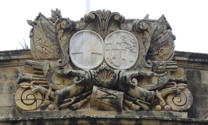 Grand Master António Manoel de Vilhena stone