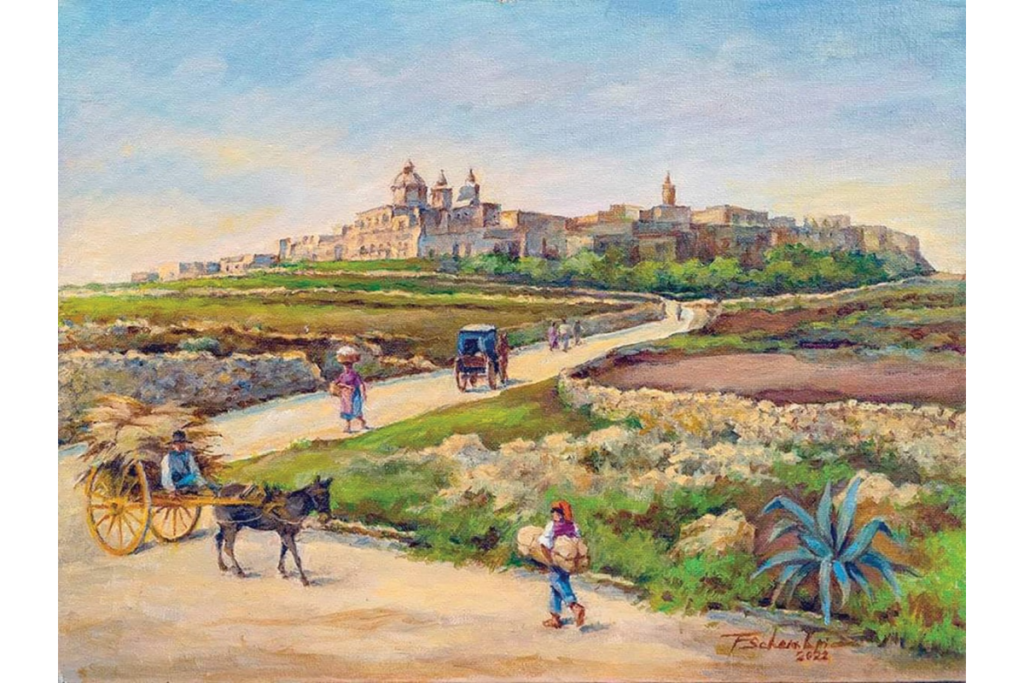 A view of Mdina